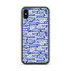 SHTNONM - Blue/White iPhone Case