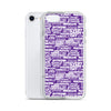 SHTNONM - Purple/White iPhone Case