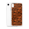 SHTNONM - Black/Orange iPhone Case