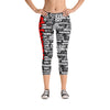 SHTNONM - CAPRI LEGGINGS (BLACK/RED)