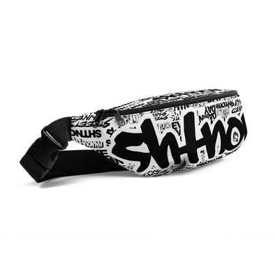 SHTNONM - White Fanny Pack (Black)