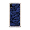 SHTNONM - Black/Blue iPhone Case