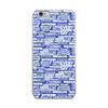 SHTNONM - Blue/White iPhone Case