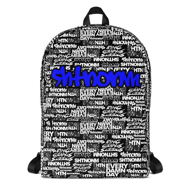 SHTNONM - Black Backpack (Blue)