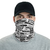 White/Black Face Mask/Neck Gaiter