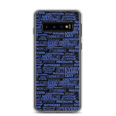 SHTNONM - Black/Blue Samsung Case