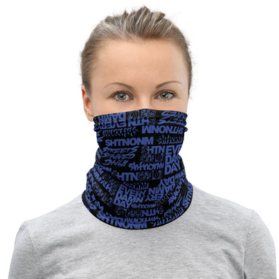 Black/Blue Face Mask/Neck Gaiter