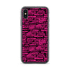 SHTNONM - Black/Pink iPhone Case