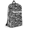 SHTNONM - Black Backpack (White)