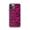 SHTNONM - Black/Pink iPhone Case