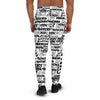 Men's SHTNONM ALL DAY Joggers (White/black)