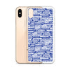 SHTNONM - Blue/White iPhone Case