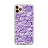 SHTNONM - Purple/White iPhone Case