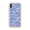 SHTNONM - Blue/White iPhone Case