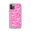 SHTNONM - Pink/White iPhone Case