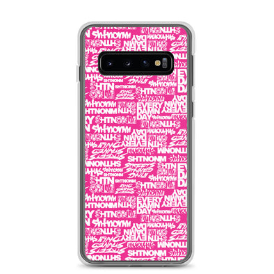 SHTNONM- PINK/WHITE SAMSUNG CASE