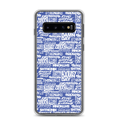 SHTNONM- BLUE/WHITE SAMSUNG CASE