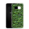 SHTNONM- BLACK/NEON GREEN SAMSUNG CASE