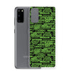 SHTNONM- BLACK/NEON GREEN SAMSUNG CASE