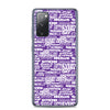 SHTNONM - Purple/White Samsung Case