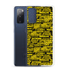 SHTNONM- BLACK/YELLOW SAMSUNG CASE