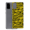 SHTNONM- BLACK/YELLOW SAMSUNG CASE