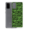 SHTNONM- BLACK/NEON GREEN SAMSUNG CASE