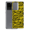 SHTNONM- BLACK/YELLOW SAMSUNG CASE