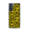 SHTNONM- BLACK/YELLOW SAMSUNG CASE