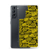 SHTNONM- BLACK/YELLOW SAMSUNG CASE