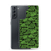 SHTNONM- BLACK/NEON GREEN SAMSUNG CASE