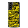 SHTNONM- BLACK/YELLOW SAMSUNG CASE