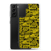 SHTNONM- BLACK/YELLOW SAMSUNG CASE