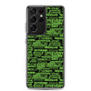 SHTNONM - Black/Neon Green Samsung Case