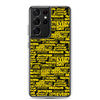 SHTNONM- BLACK/YELLOW SAMSUNG CASE