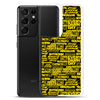 SHTNONM- BLACK/YELLOW SAMSUNG CASE