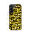 SHTNONM- BLACK/YELLOW SAMSUNG CASE