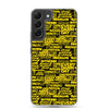 SHTNONM- BLACK/YELLOW SAMSUNG CASE