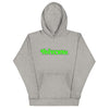 SHTNONM - GRAFFITI HOODIE (NEON GREEN LOGO)