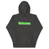 SHTNONM - GRAFFITI HOODIE (NEON GREEN LOGO)