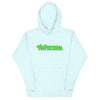 SHTNONM - GRAFFITI HOODIE (NEON GREEN LOGO)