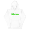 SHTNONM - GRAFFITI HOODIE (NEON GREEN LOGO)